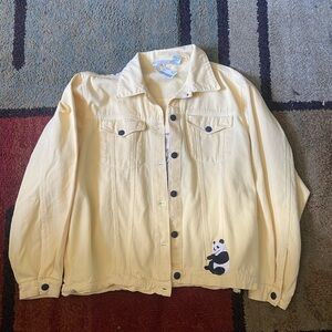 Lemon denim jacket
